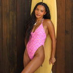 Plunge Cross Back One Piece