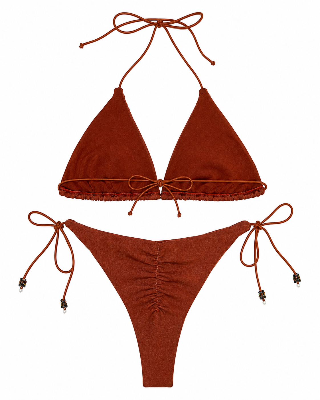 Sienna Beaded Triangle Bikini Set
