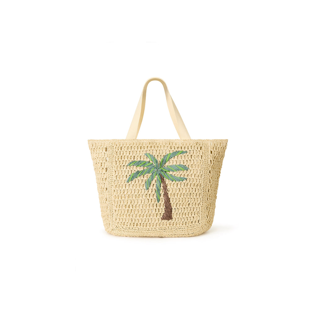 Straw Beach Tote Bag