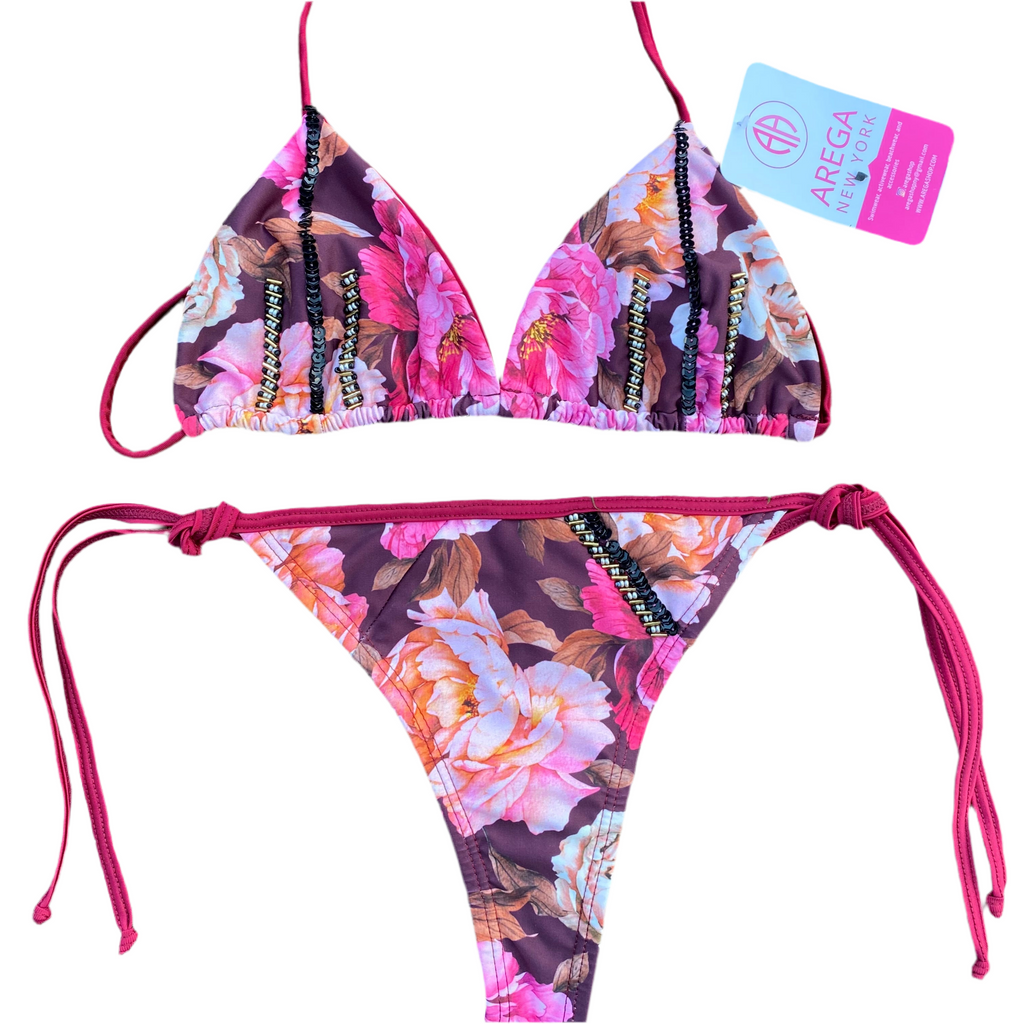 Handmade Thong Bikini Semi Hilo | One Size Swimwear