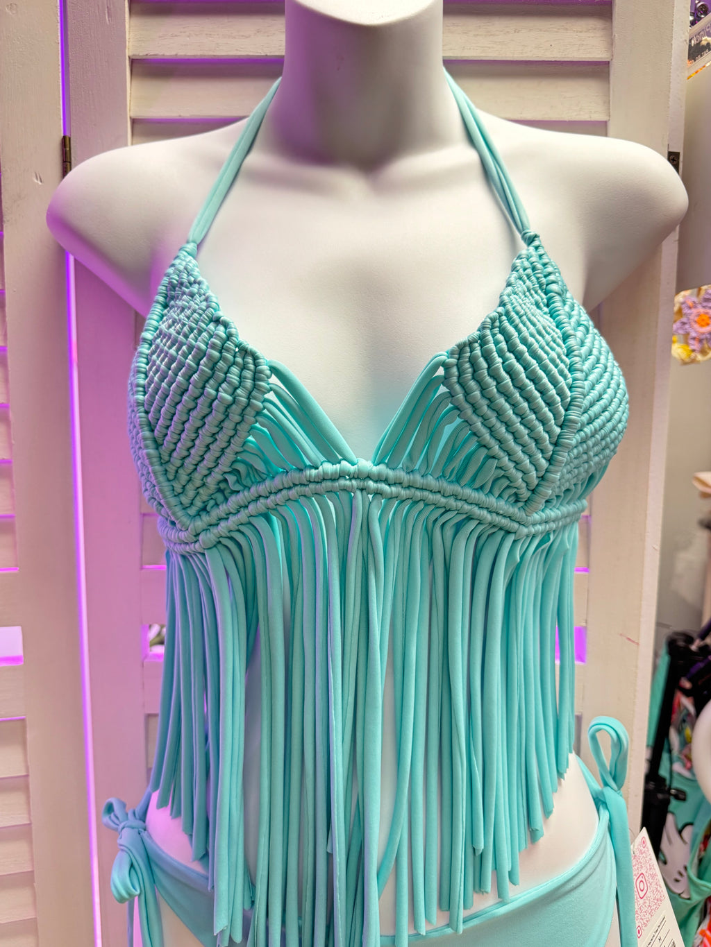 Macramé Fringe Bikini Set