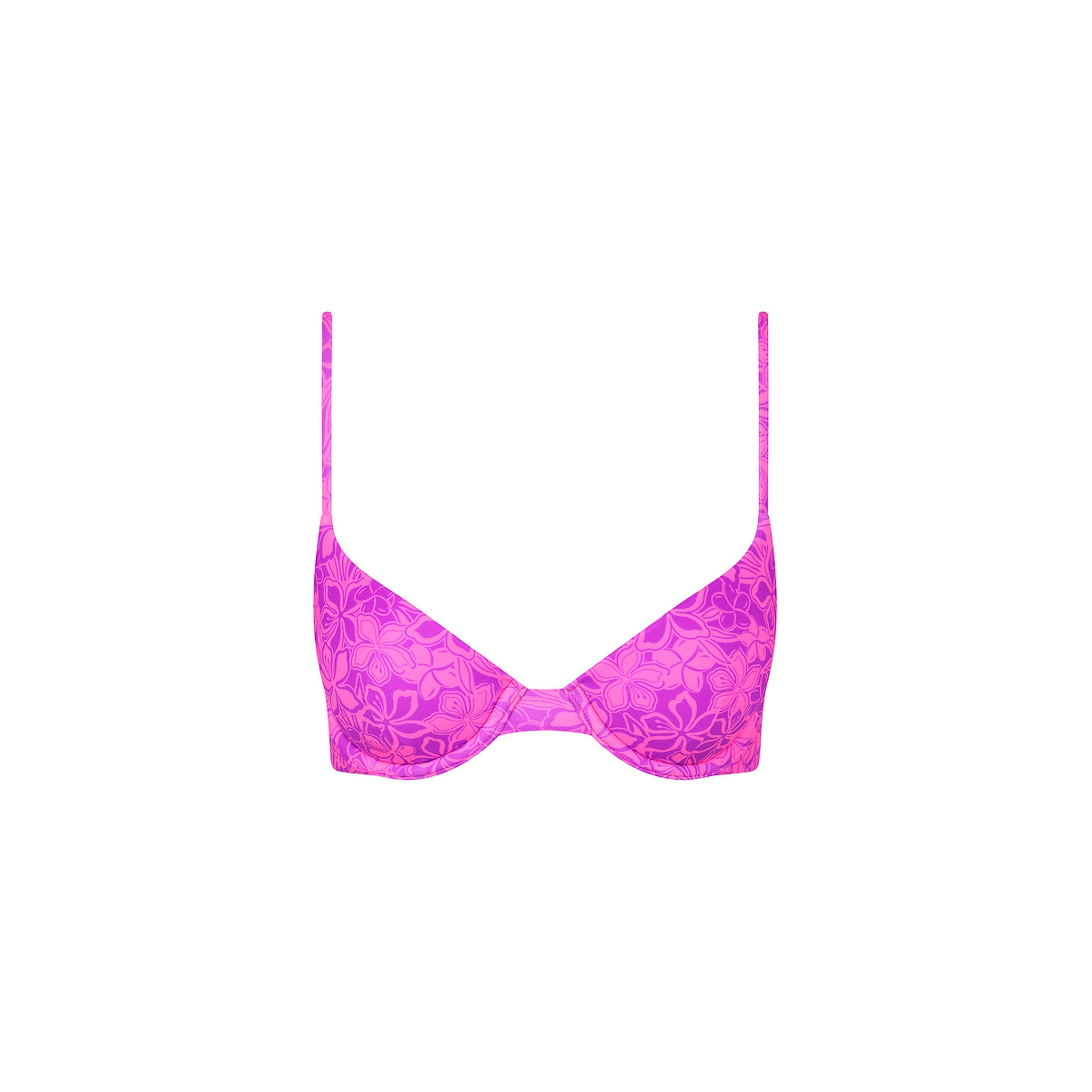 Slim Underwire Bra Bikini Top