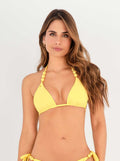 Sunbeam Beaded Triangle Bikini Top