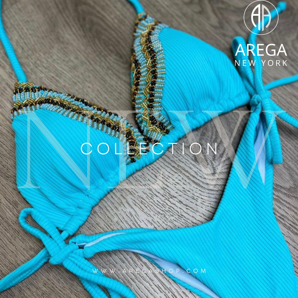 Vibrant swimsuit Eye-Catching Bikinis & Beachwear8