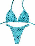 Polka Dot Triangle Bikini Set