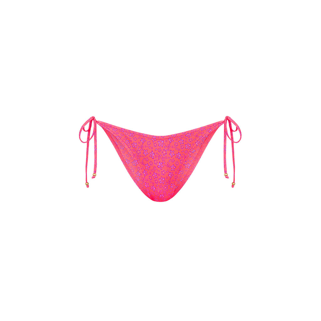 Dipped Cheeky Tie Bikini Bottom