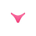Gathered Deep V Thong Bikini Bottom
