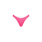 Gathered Deep V Thong Bikini Bottom