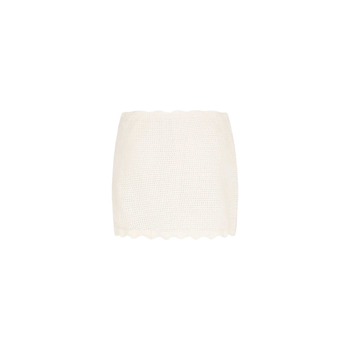 Scalloped Edge Knit Sarong