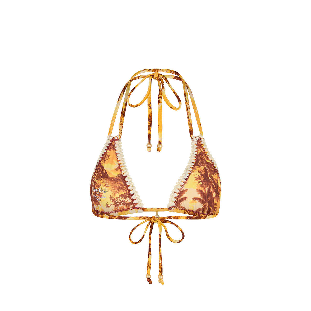 Crochet Halter Bikini Top