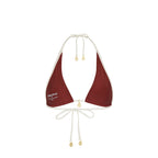 Bind Tie Halter Bikini Top