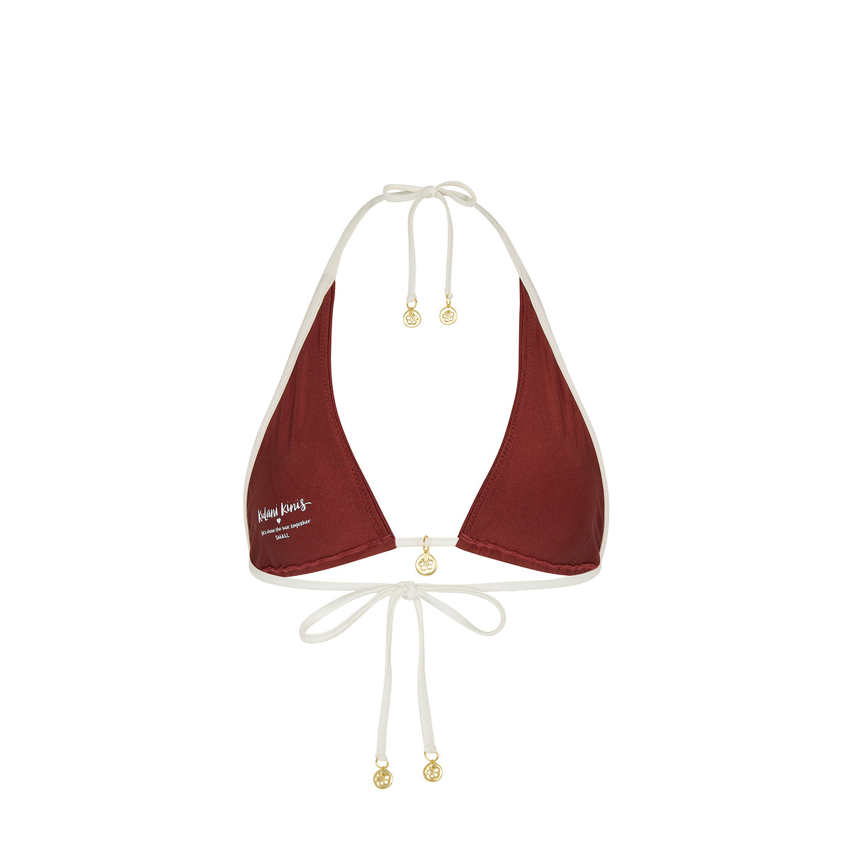 Bind Tie Halter Bikini Top