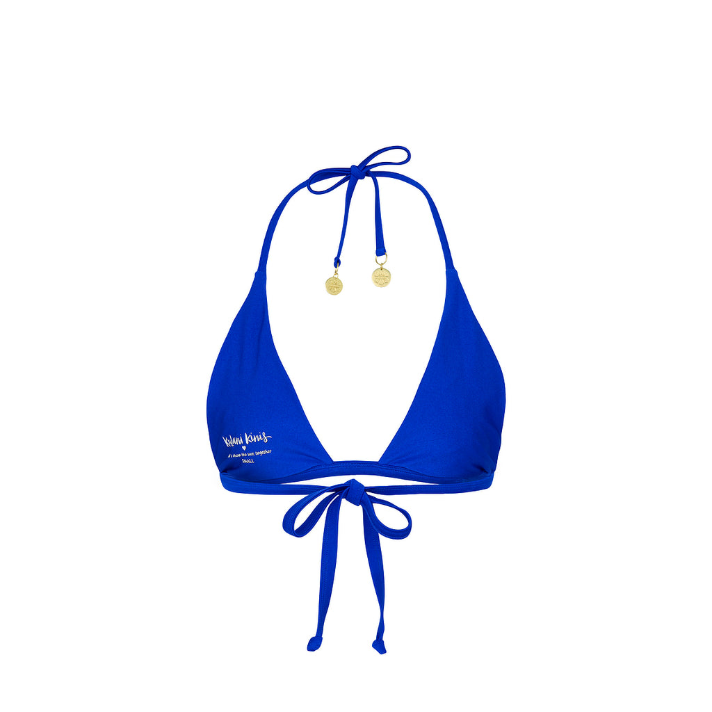 Gathered Stitch Bralette Bikini Top