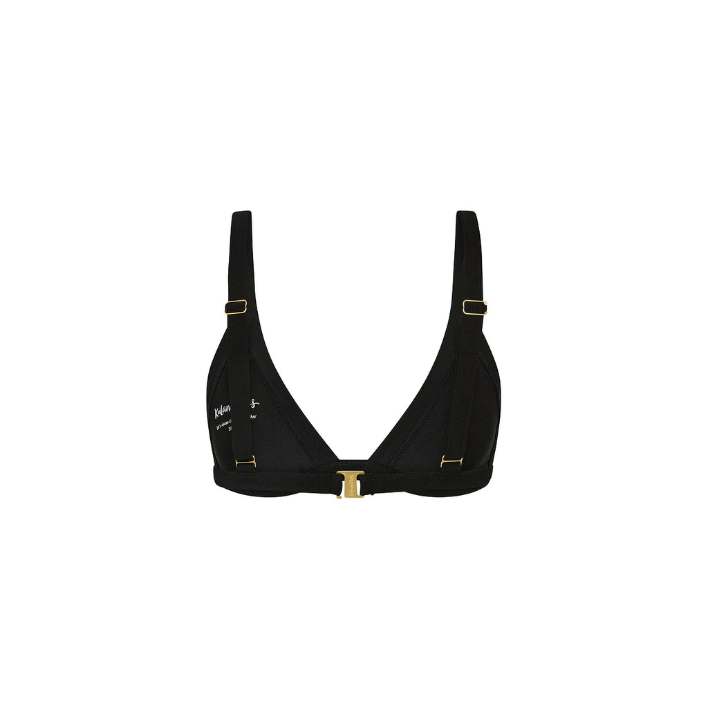Wide Bind Triangle Bikini Top
