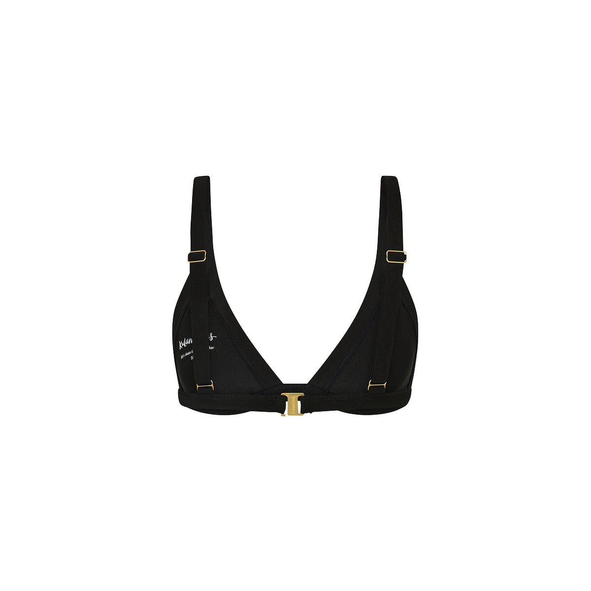 Wide Bind Triangle Bikini Top