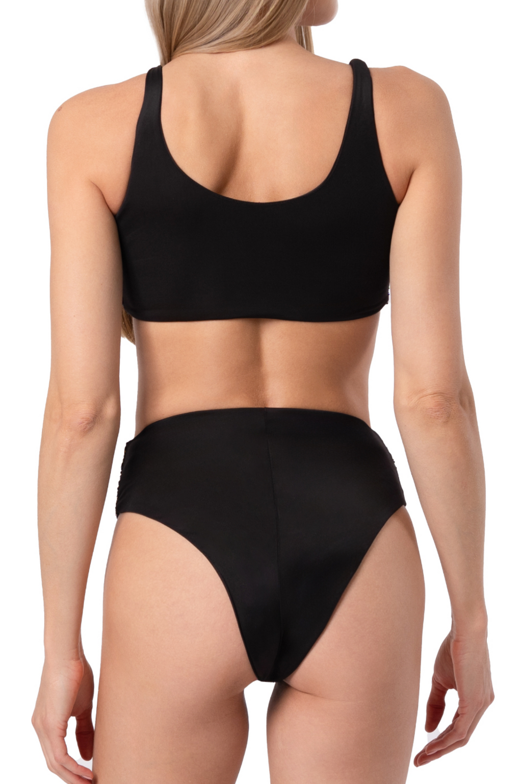 Celeste Hand-Beaded Embellished High-Waisted Bikini Bottom
