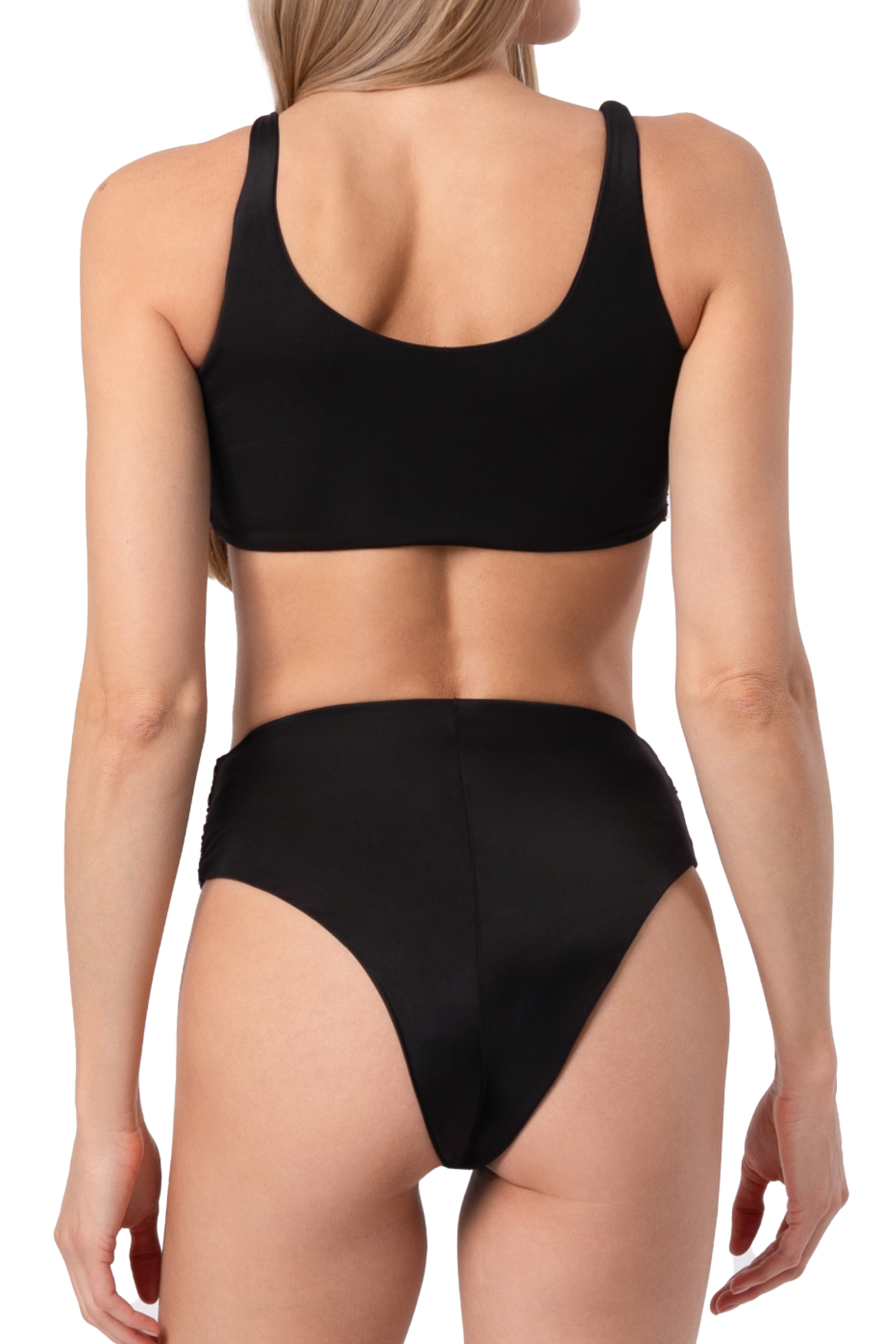 Celeste Hand-Beaded Embellished High-Waisted Bikini Bottom