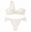 Ivory Muse One-Shoulder Bikini Set