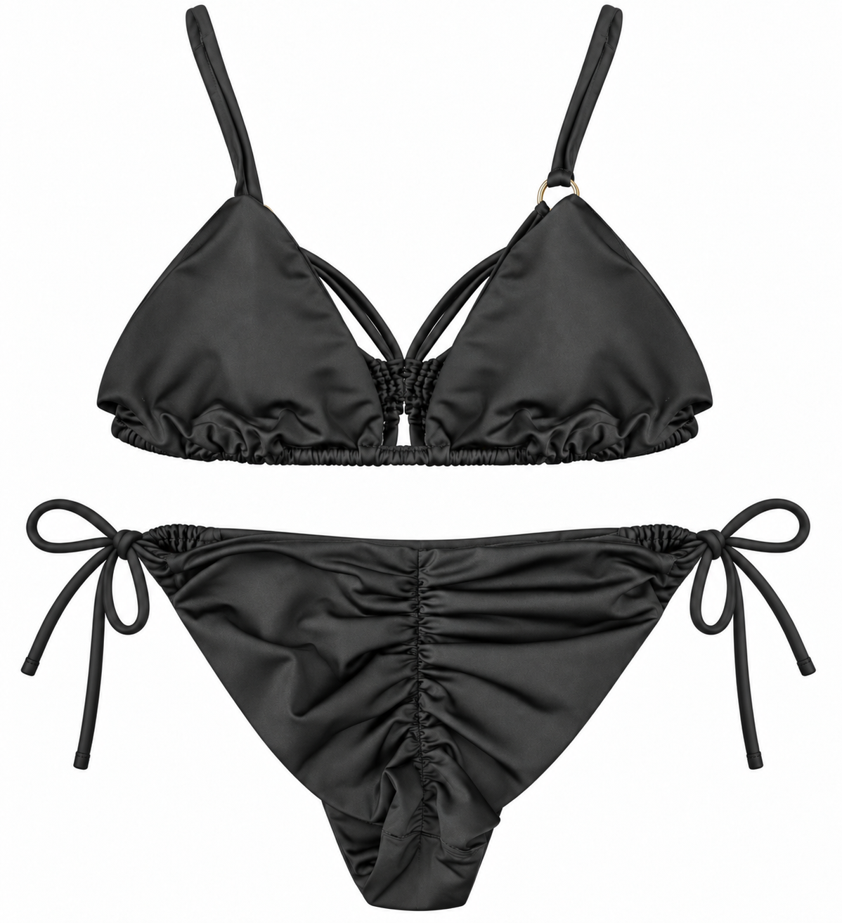Noir Sol Macramé Bikini Set