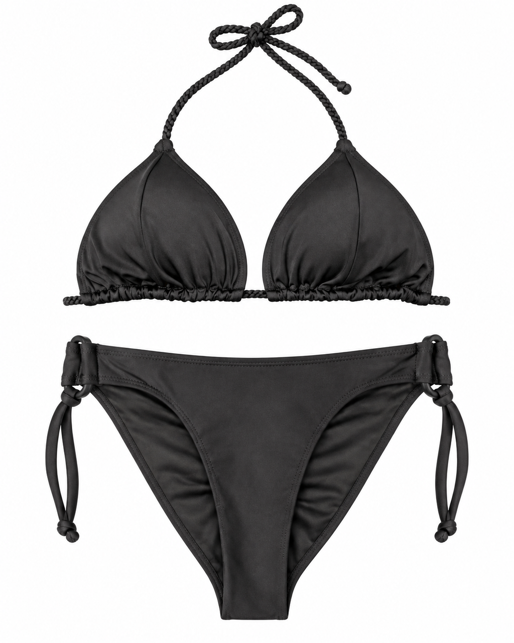 Braided Noir Bikini Set