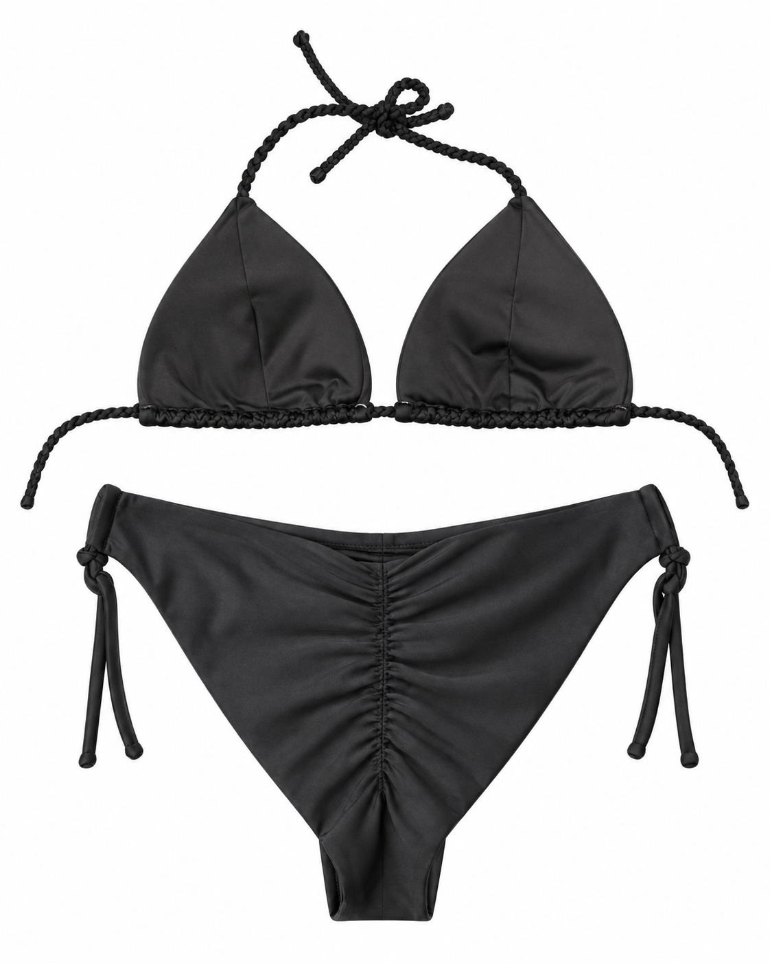 Braided Noir Bikini Set