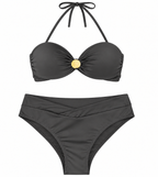 Noir Soleil Halter Bikini Set