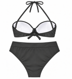 Noir Soleil Halter Bikini Set