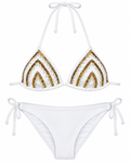 Mykonos Embroidered Bikini Set
