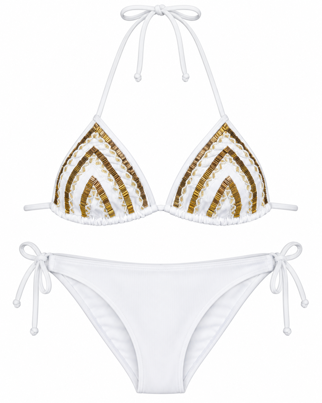 Mykonos Embroidered Bikini Set
