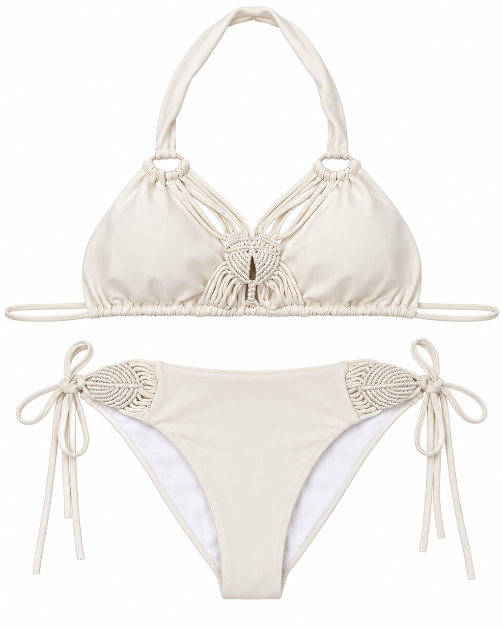 Santorini Macramé Ring Bikini Set