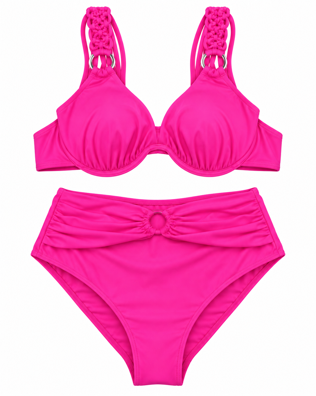 Fuchsia Halo Bikini Set
