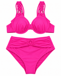 Fuchsia Halo Bikini Set