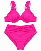 Fuchsia Halo Bikini Set