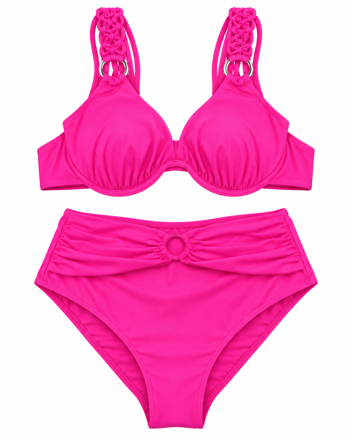 Fuchsia Halo Bikini Set