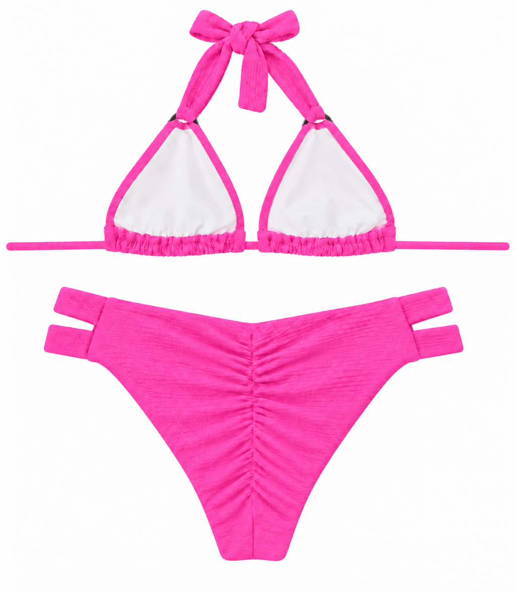 Pink Orbit Bikini Set