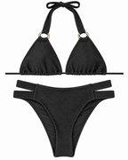 Noir Triangle Bikini Set