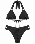 Noir Triangle Bikini Set