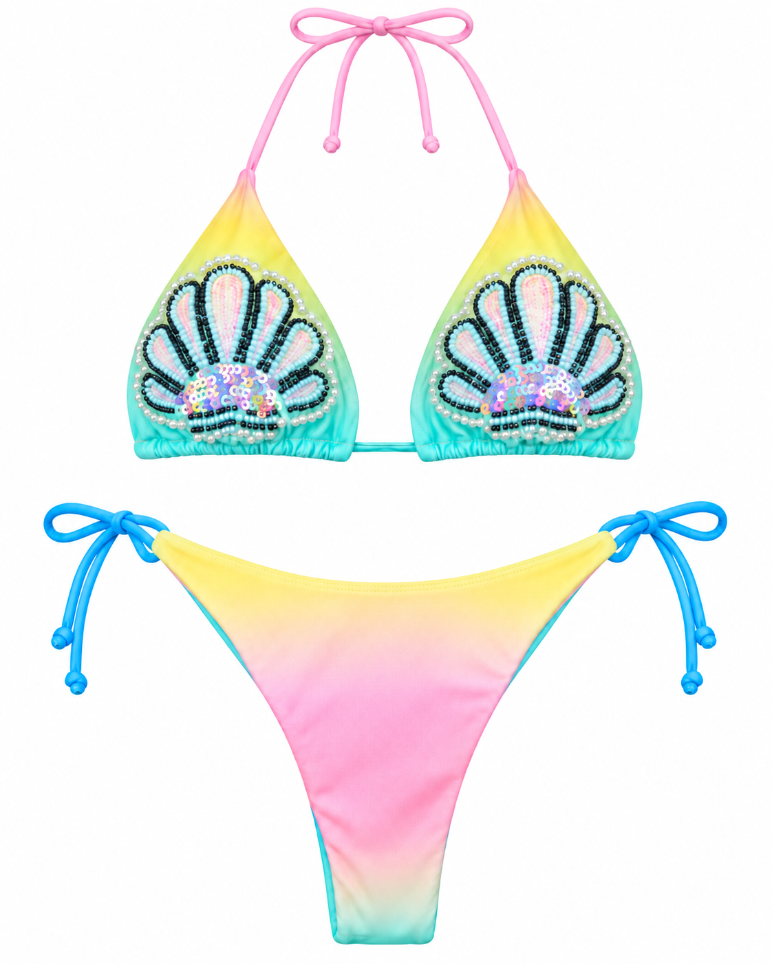 Treasure Reef Beaded Bikini Set