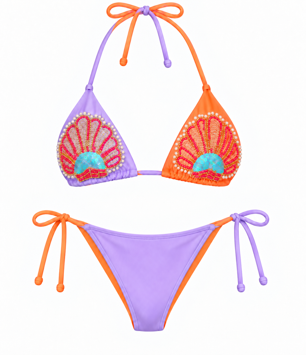 Treasure Reef Beaded Bikini Set