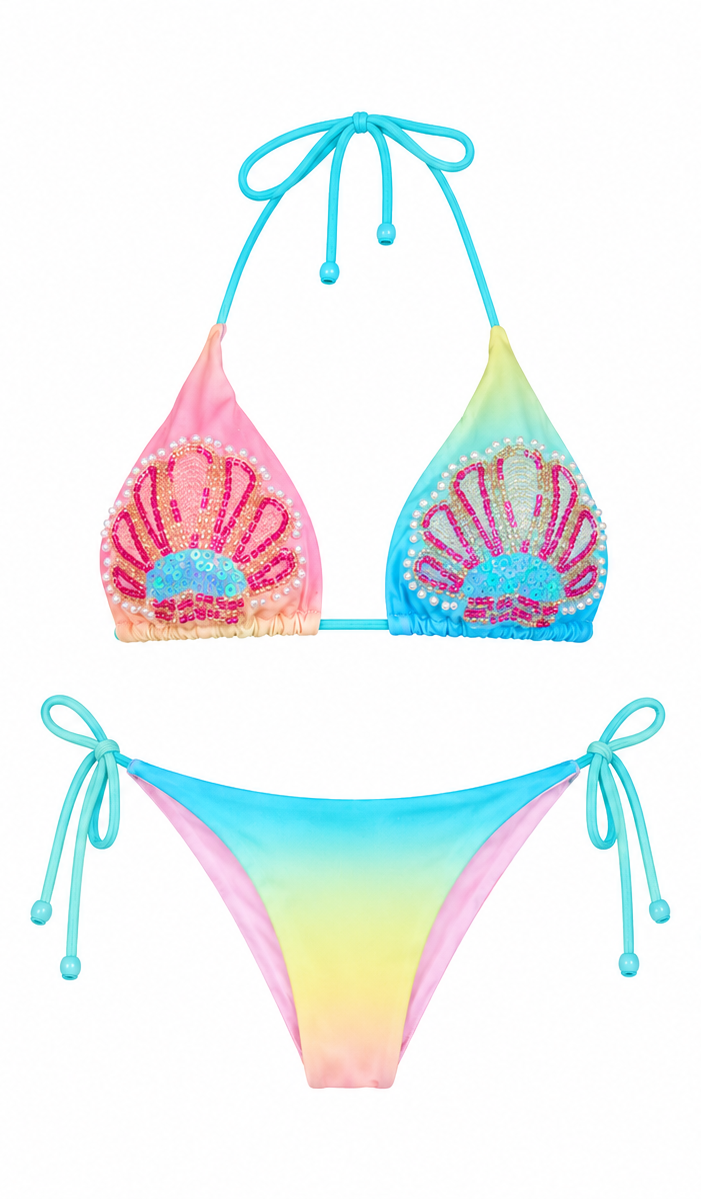 Treasure Reef Beaded Bikini Set