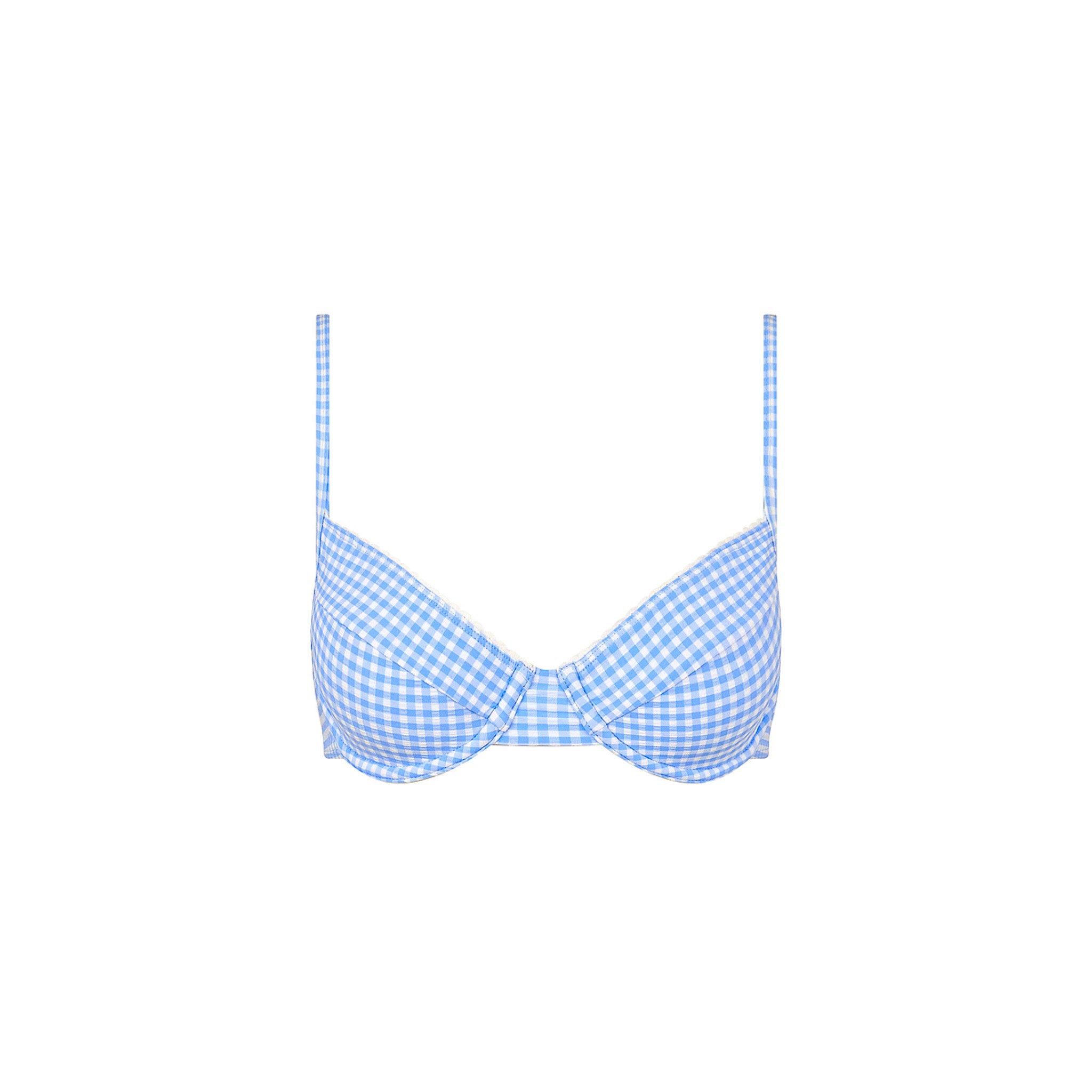 Decorative Ditzy Underwire Bikini Top