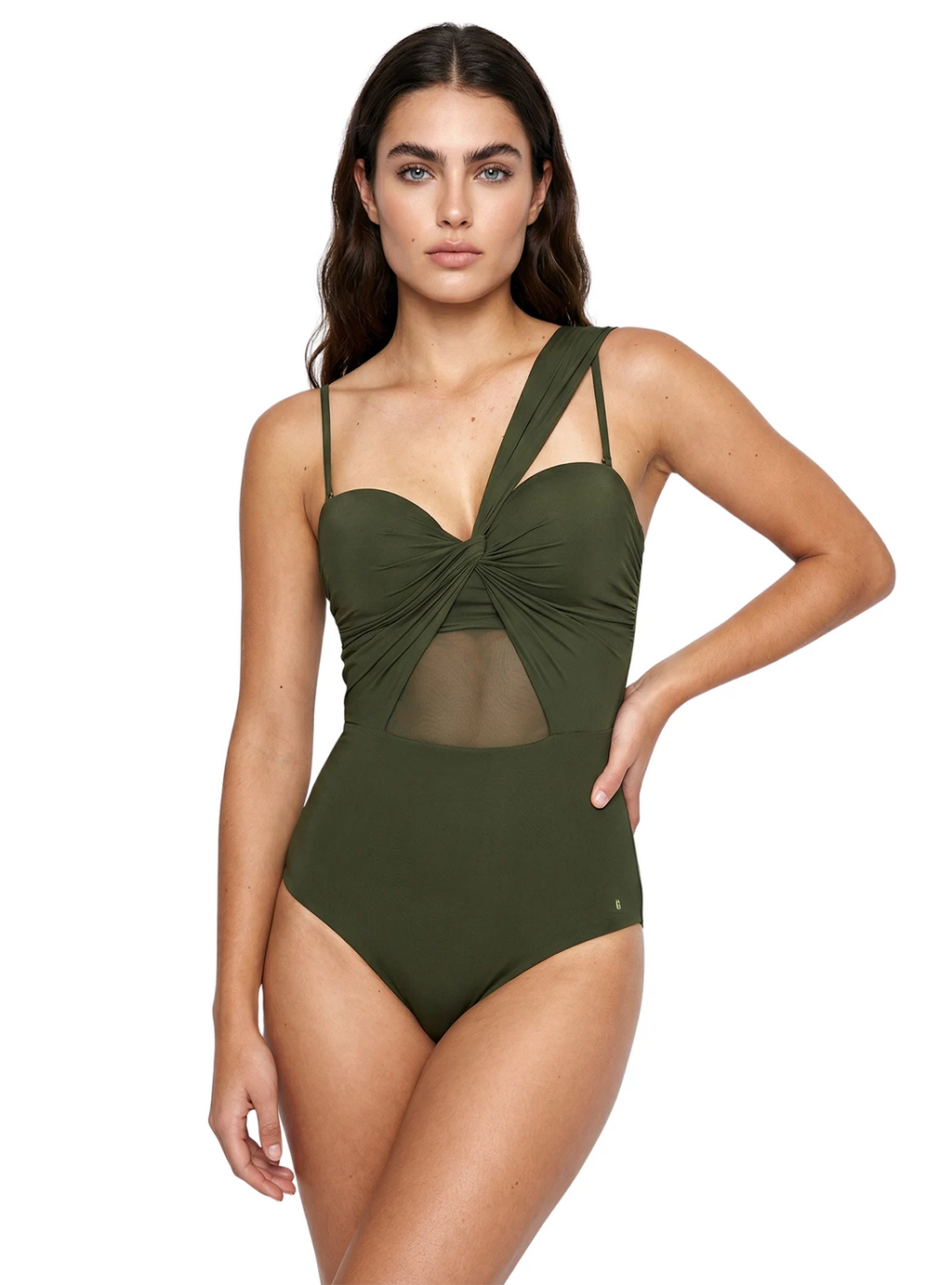 Asymmetrical One-Piece Swimsuit