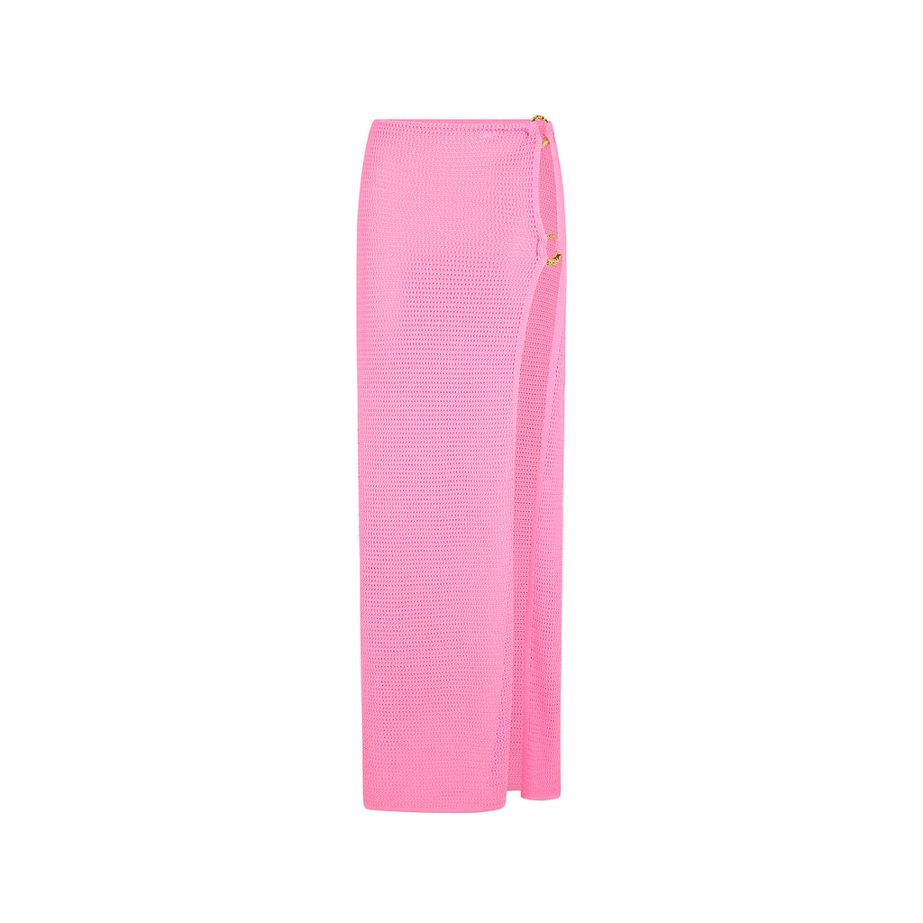 Ring Side Split Maxi Skirt