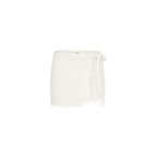 Scalloped Edge Knit Sarong