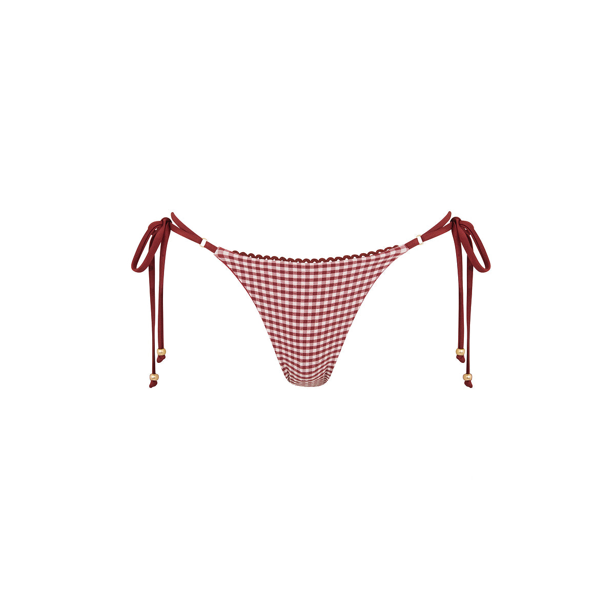Decorative Thong Tie Side Bikini Bottom