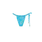 Single Tie Gathered Cheeky Bikini Bottom