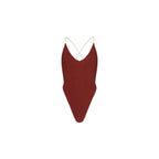 Plunge Cross Back One Piece
