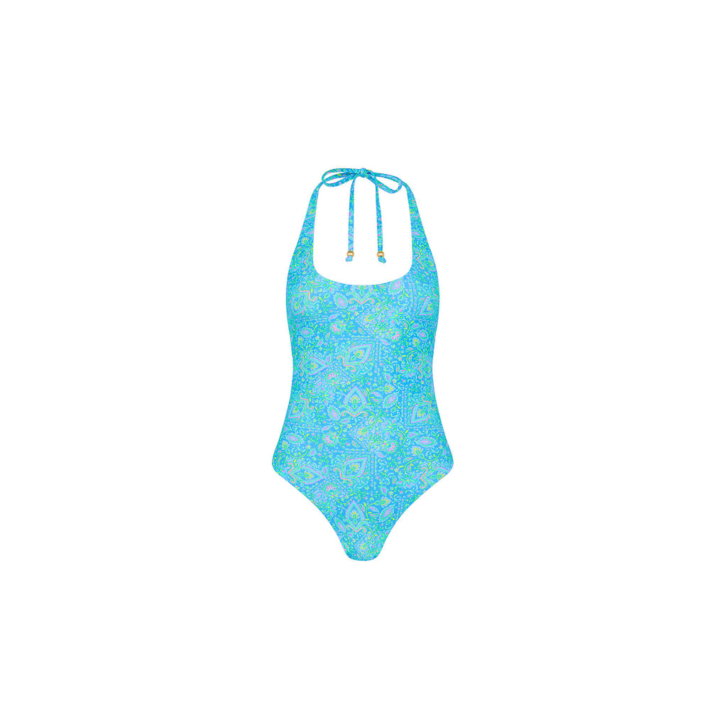 Scoop Halter Cheeky One Piece