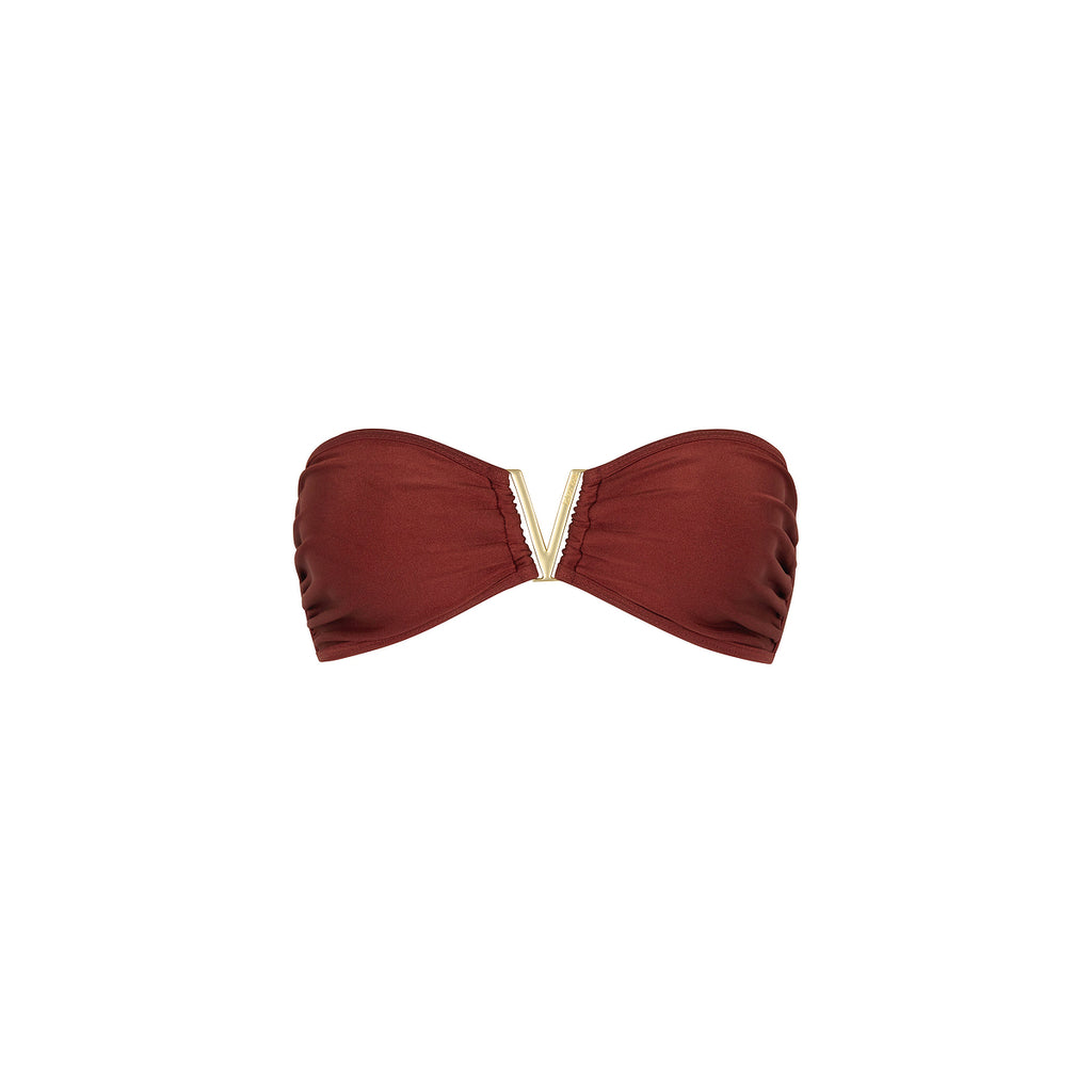 Mega V Strapless Bandeau Bikini Top
