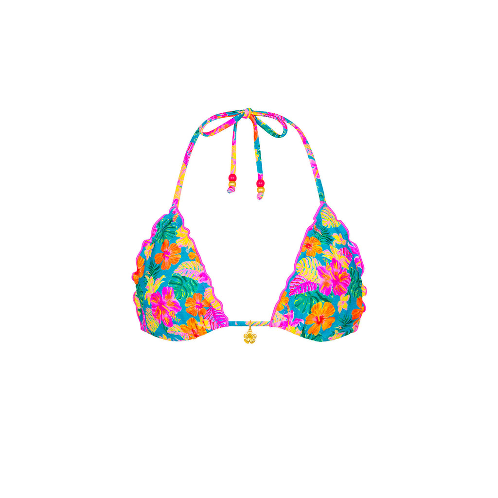 Lettuce Edge Bralette Bikini Top